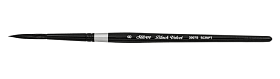 Linkovací štětec Script Liner Black Velvet 3007S, Silver Brush